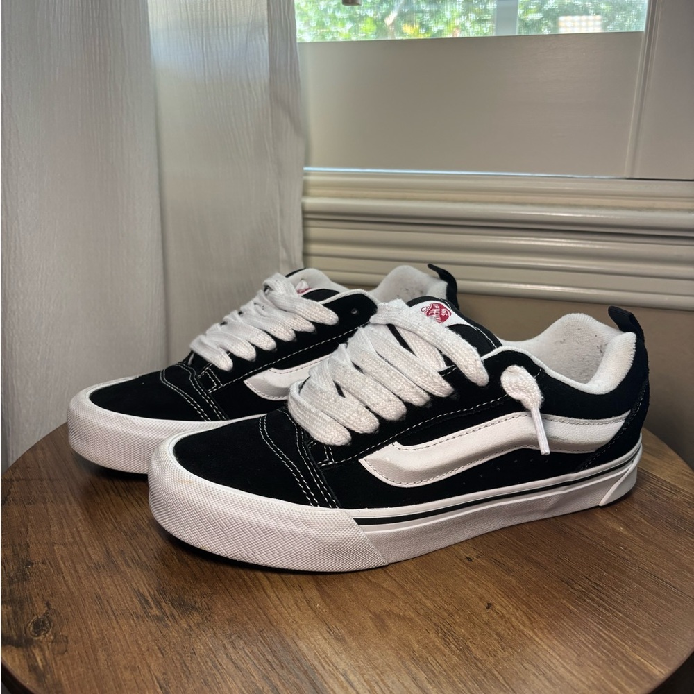 Vans Knu Skool Skate Shoe Black/ White